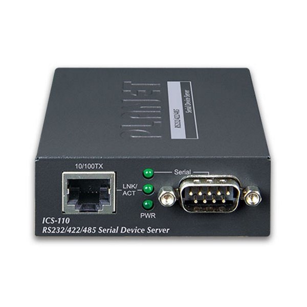 Planet konvertor RS-232/422/485 na IP, 1x COM, 100Mb, -10~+60°C, SNMP+Telnet