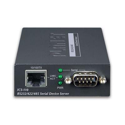 Planet konvertor RS-232/422/485 na IP, 1x COM, 100Mb, -10~+60°C, SNMP+Telnet