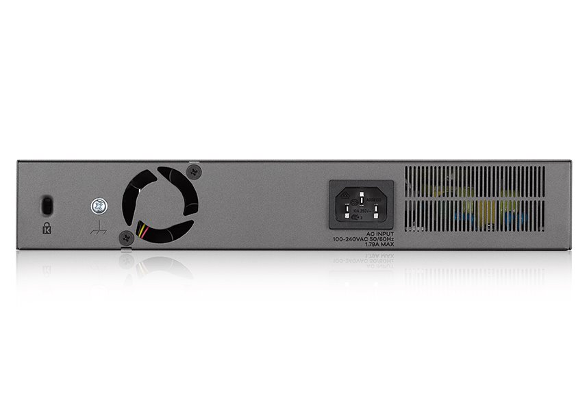 Zyxel GS1350-12HP 12 Port smart managed CCTV PoE switch, long range, 130W, 10x GbE, 2x SFP