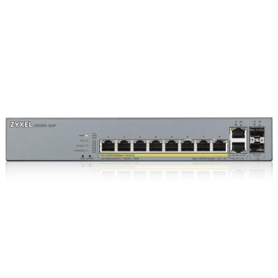 Zyxel GS1350-12HP 12 Port smart managed CCTV PoE switch, long range, 130W, 10x GbE, 2x SFP