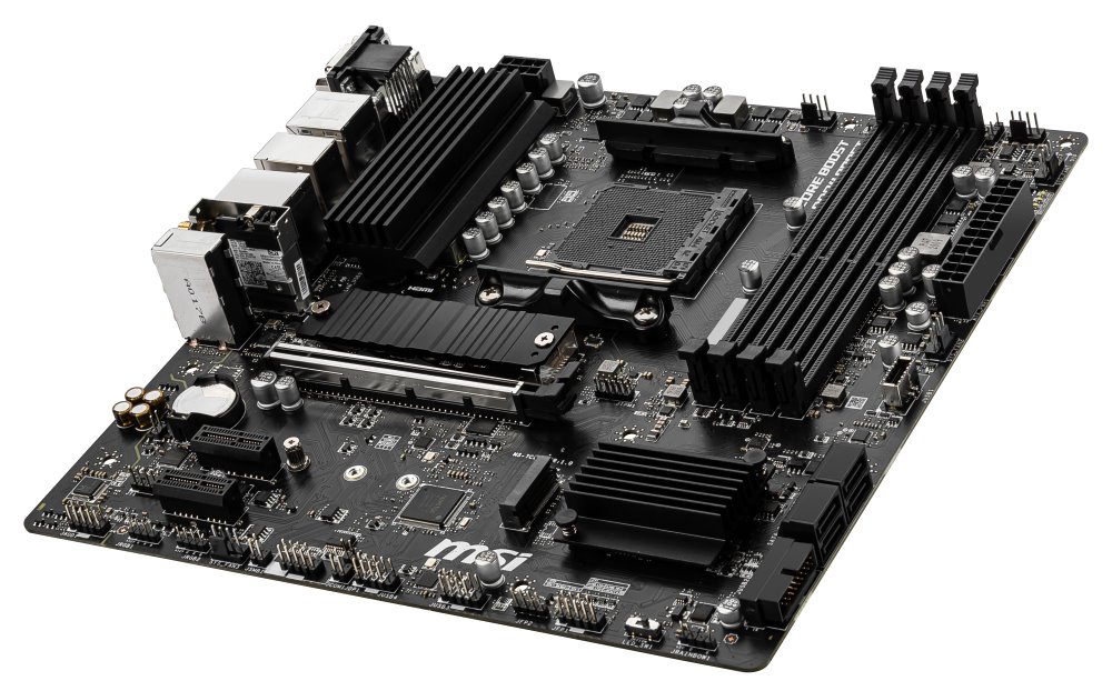 MSI B550M PRO-VDH WiFi / B550 / AM4 / 4x DDR4 DIMM / 2x M.2 / VGA / HDMI / DP / WiFi / mATX