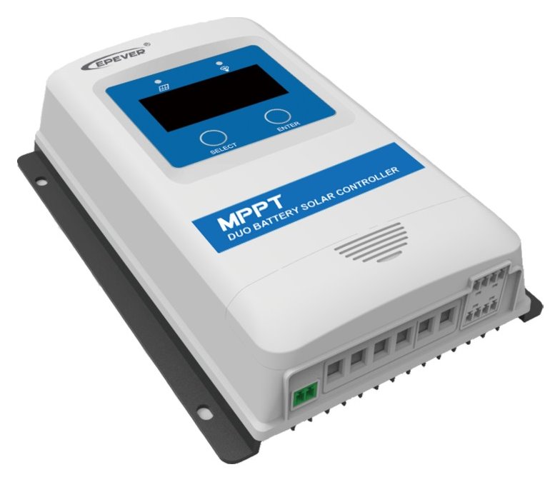 EPEVER DR1206-DDS solární MPPT regulátor 12/24 V, DuoRacer 10A, vstup 60V