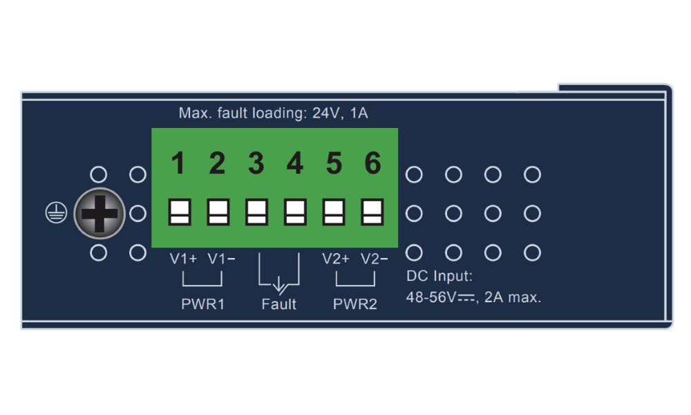 Planet IPOE-171-60W PoE injektor IEEE802.3bt, 60W, DIN, IP30, -40~75°C