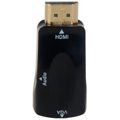 PremiumCord konvertor HDMI na VGA + audio/ černý