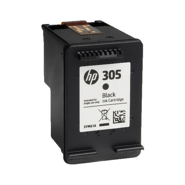 HP inkoustová kazeta 305 černá pro DeskJet 2300, 2710, 2720, DeskJet Plus 4100