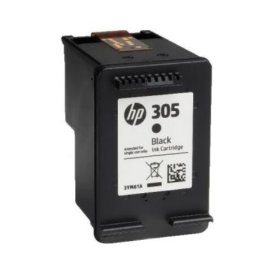 HP inkoustová kazeta 305 černá pro DeskJet 2300, 2710, 2720, DeskJet Plus 4100