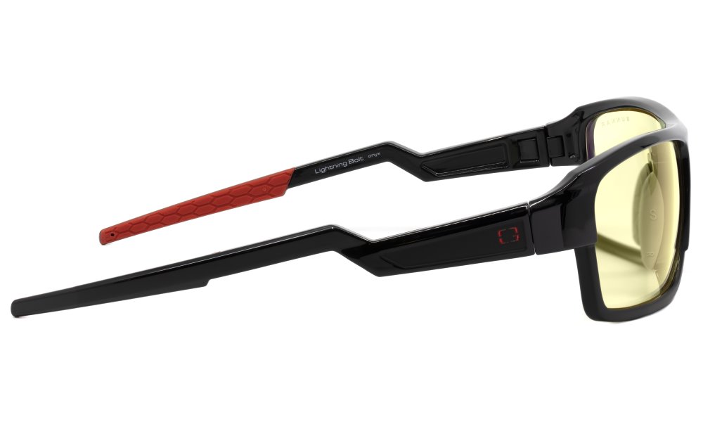 GUNNAR kancelářske/herní brýle LIGHTNING BOLT 360 ONYX *  jantárová & sluneční skla * BLF 65 & BLF 90 * GUNNAR & NATURAL