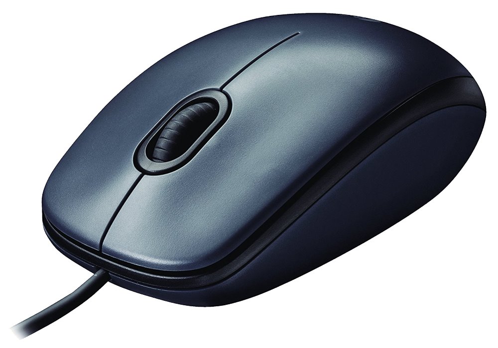 Logitech myš M90/ 3 tlačítka/ 1000dpi/ USB/ šedá
