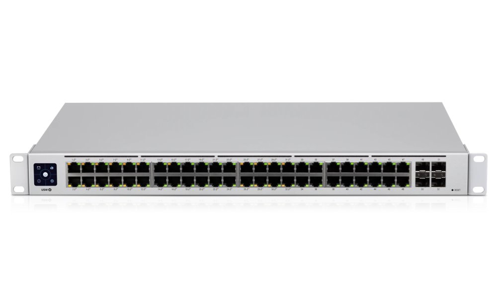Ubiquiti UniFi Switch 48 PoE - 48x GbE, 4x SFP, 32x PoE+ (PoE budget 195W)