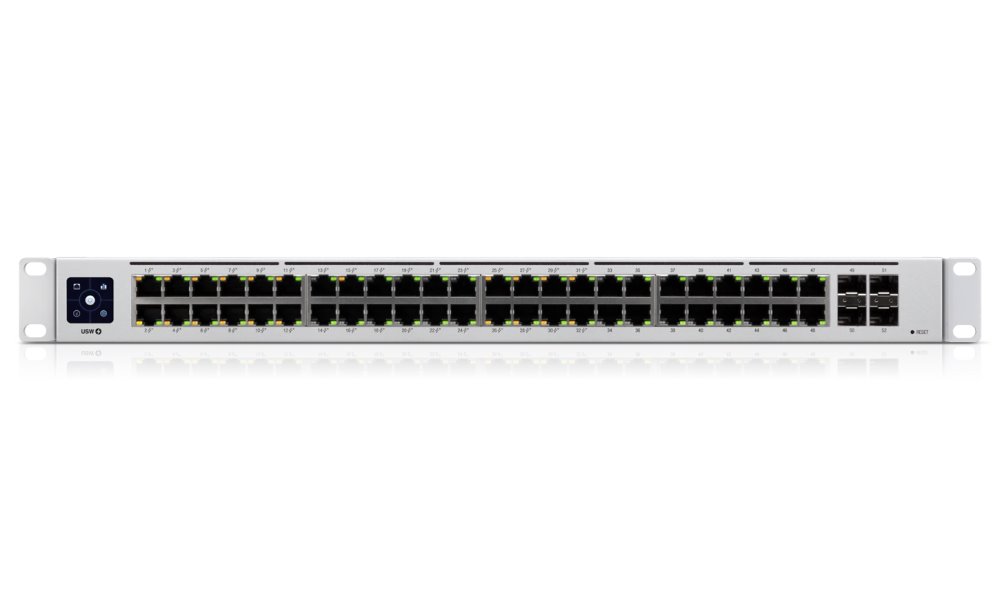 Ubiquiti UniFi Switch 48 PoE - 48x GbE, 4x SFP, 32x PoE+ (PoE budget 195W)