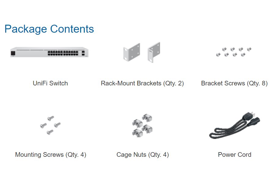 Ubiquiti UniFi Switch 24 PoE - 24x GbE, 2x SFP, 16x PoE+ (PoE budget 95W)