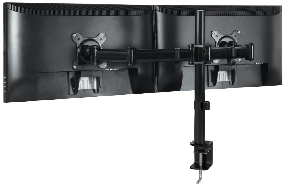 ARCTIC Z2 Basic stolní držák pro 2 monitory / 13"-28" LCD (UW max. 25") / VESA / 2x 7.5 kg / černý
