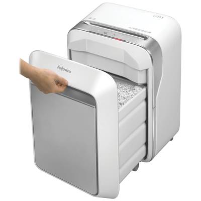 FELLOWES skartovač LX 211/ křížový řez 2x12mm/ objem koše 23 l/ stupeň utajení P-5 (tajné)/ bílý