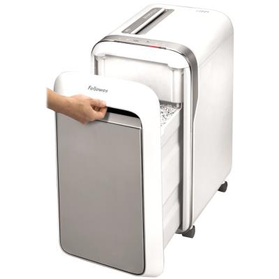 FELLOWES skartovač LX 221/ křížový řez 2x12mm/ objem koše 30 l/ stupeň utajení P-5 (tajné)/ bílý