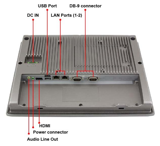 Planet kontrolér pro 1024 zařízení (AP, router, switch, atd)/ 2x LAN/ Web, SNMP/ 12,1" LCD/ IP66