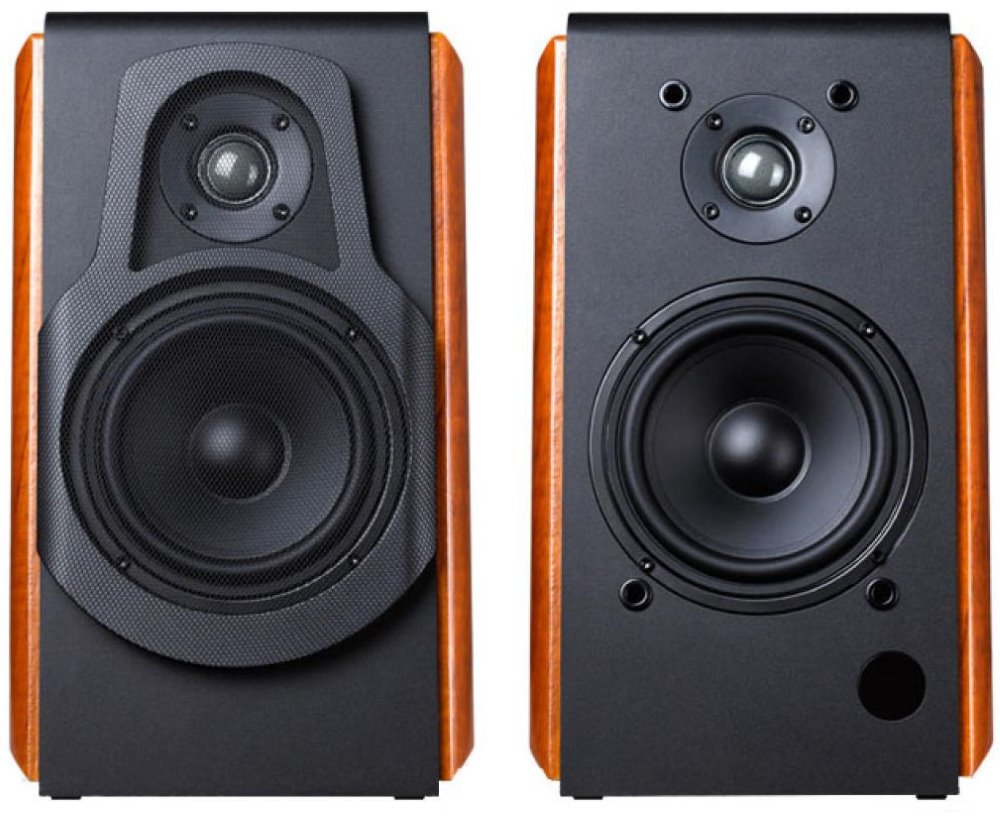 FENDA F&D repro R60BT/ 2.0/ 120W/ dřevěné/ černodřevěná barva/ BT4.0/ USB/ optický vstup/ dálkové ovládání