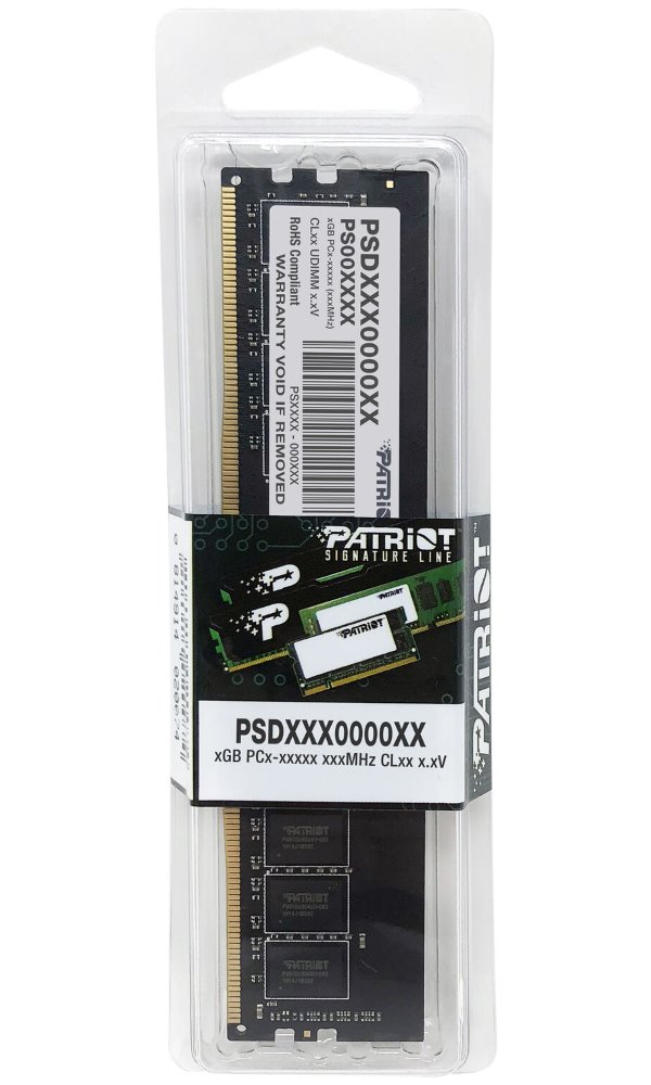 PATRIOT Signature 16GB DDR4 2666MHz / DIMM / CL19 / 1,2V