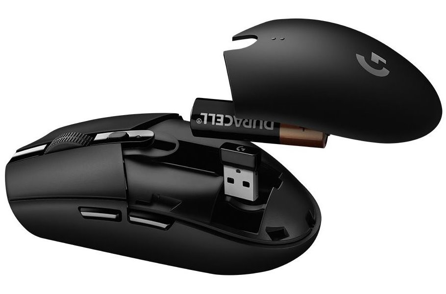 Logitech herní myš G305 LIGHTSPEED/ bezdrátová/ optická/ 6 tlačítek/ 12000dpi/ USB/ černá