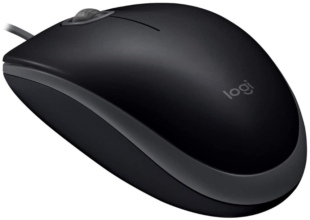 Logitech myš B110 Silent/ 3 tlačítka/ 1000dpi/ USB/ černá