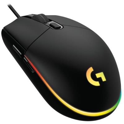 Logitech herní myš G102 LIGHTSYNC/ optická/ 6 tlačítek/ 8000dpi/ USB/ černá
