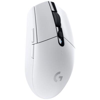 Logitech herní myš G305 LIGHTSPEED/ bezdrátová/ optická/ 6 tlačítek/ 12000dpi/ USB/ bílá