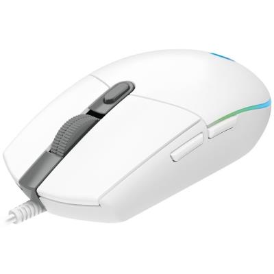 Logitech herní myš G102 LIGHTSYNC/ optická/ 6 tlačítek/ 8000dpi/ USB/ bílá