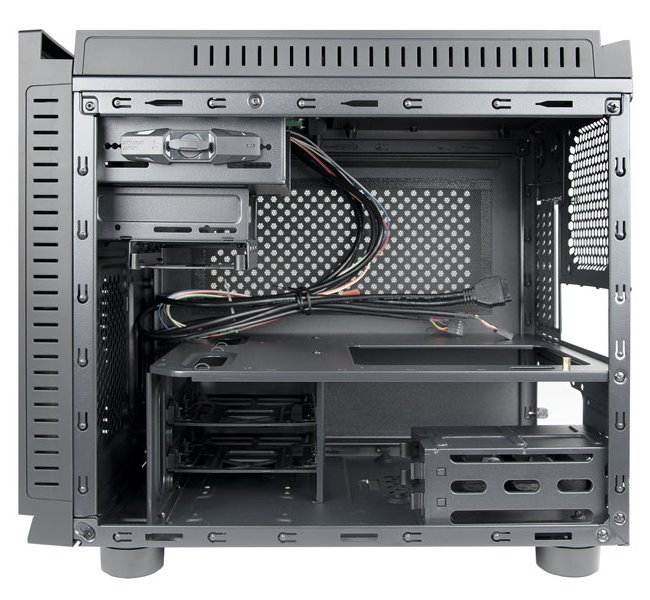 CHIEFTEC MiniT CI-01B-OP / 2x USB 3.0 / 1x USB 2.0 / bez zdroje/ černý