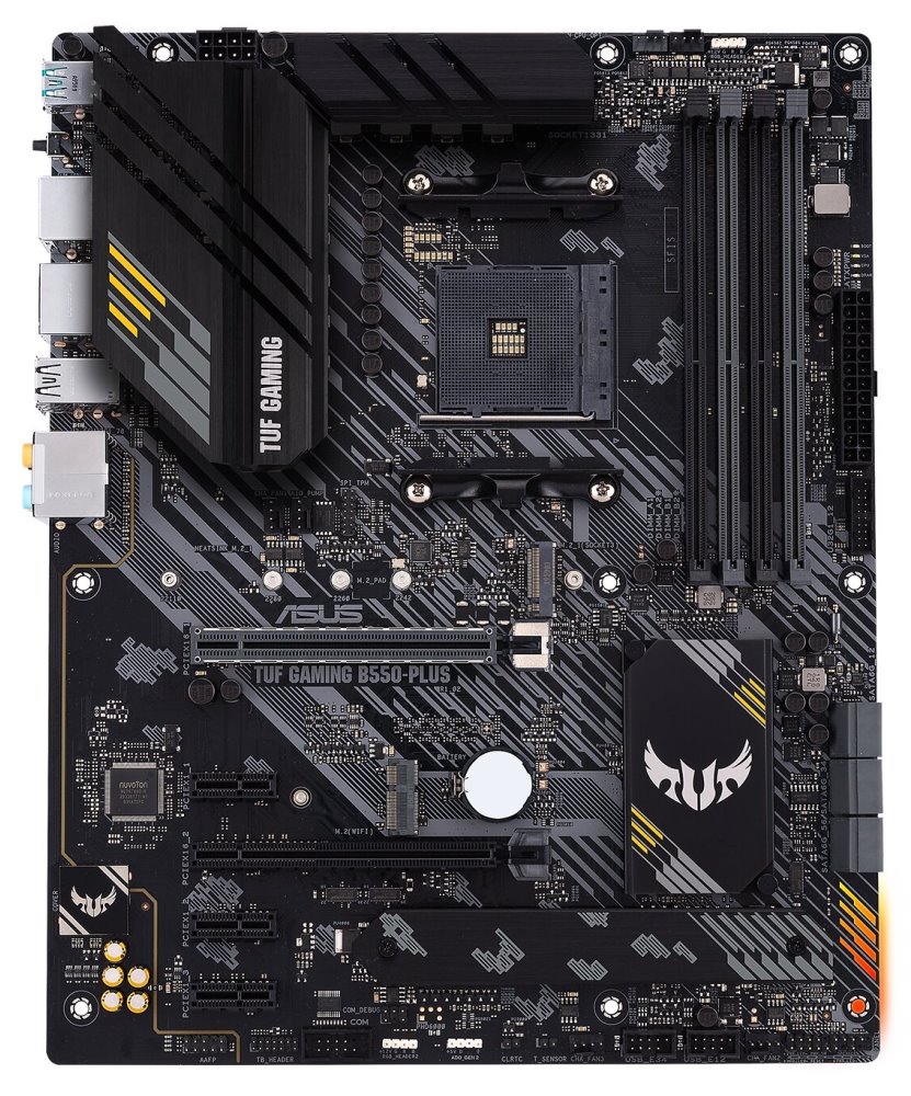ASUS TUF GAMING B550-PLUS / B550 / AM4 / 4x DIMM / M.2 / DP / HDMI / ATX