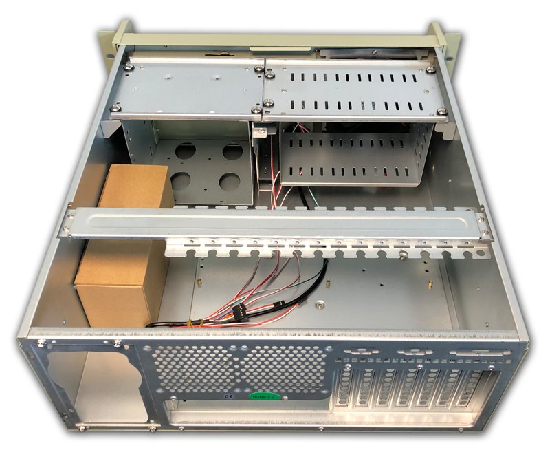 DATACOM Case 19" IPC 4U/485mm GY bez PSU