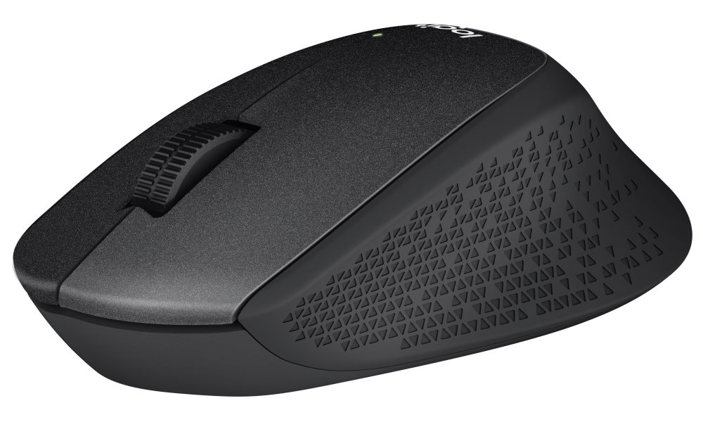 Logitech myš M330 Silent Plus/ bezdrátová/ 3 tlačítka/ 1000dpi/ USB/ černá