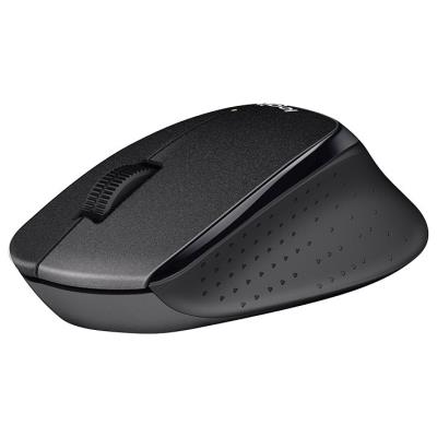 Logitech myš B330 Silent Plus/ bezdrátová/ 3 tlačítka/ 1000dpi/ USB/ černá