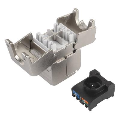 Solarix Spojka CAT6A STP SXSPJ-6A-STP-BK-SA