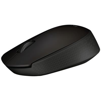 Logitech myš B170/ bezdrátová/ 3 tlačítka/ 1000dpi/ USB/ černá