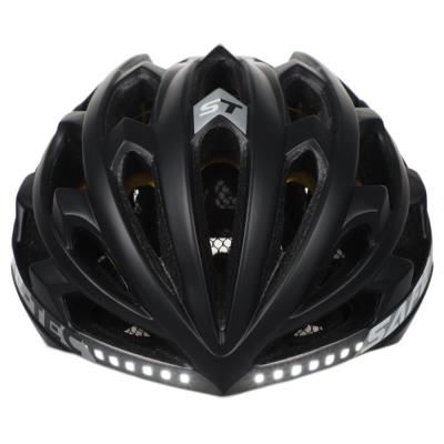 SAFE-TEC Chytrá Bluetooth helma/ Repro/ MIPS/ TYR3 Black-silver XL