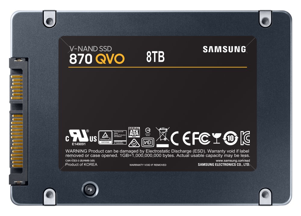 SAMSUNG 870 QVO 8TB / 2,5" / SATA III / Interní