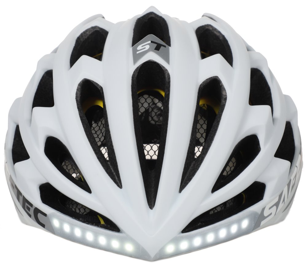 SAFE-TEC Chytrá Bluetooth helma/ Repro/ MIPS/ TYR3  White XL