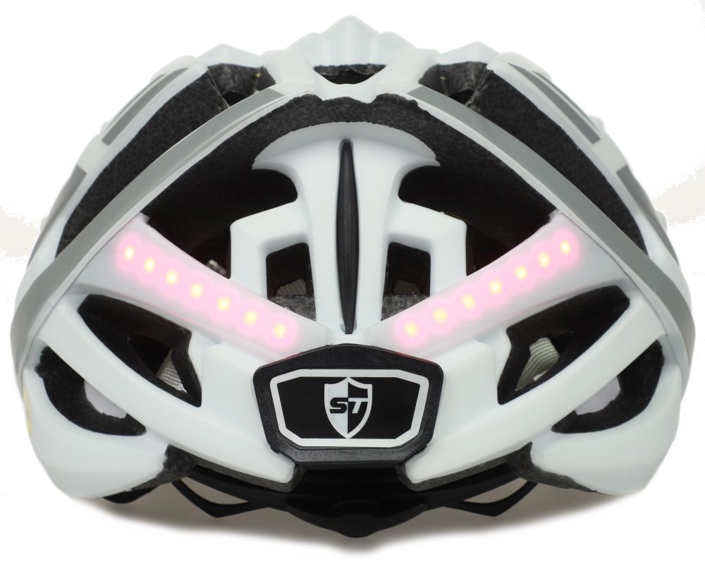 SAFE-TEC Chytrá Bluetooth helma/ Repro/ MIPS/ TYR3  White XL