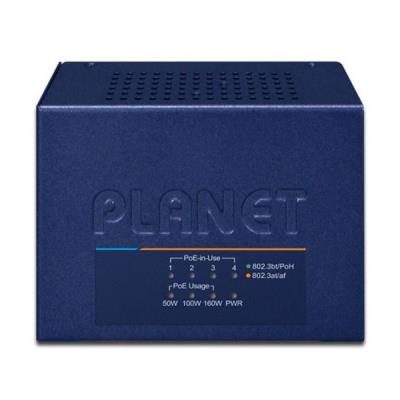 Planet UPOE-400 PoE injektor, 4x 1/2.5/5G LAN, PoE 802.3bt 90/160 W