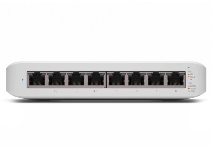 Ubiquiti UniFi Switch Lite 8 PoE - 8x GbE, 4x PoE+ (PoE budget 52W)