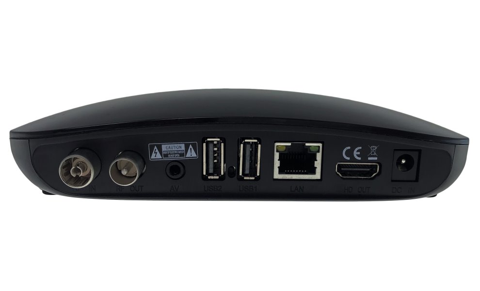 Maxxo DVB-T2 Android Box 4K Ultra HD/HEVC H.265, DVB/T, T2, C /Andr. 9.0 /2GB RAM /16GB /HDMI/USB/Air Mouse s klav.