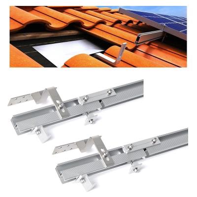 Solarmi SCOMP-2H35 kompletní držák SC pro uchycení 2ks 35 mm sol. panelu na šikmou střechu (hák)