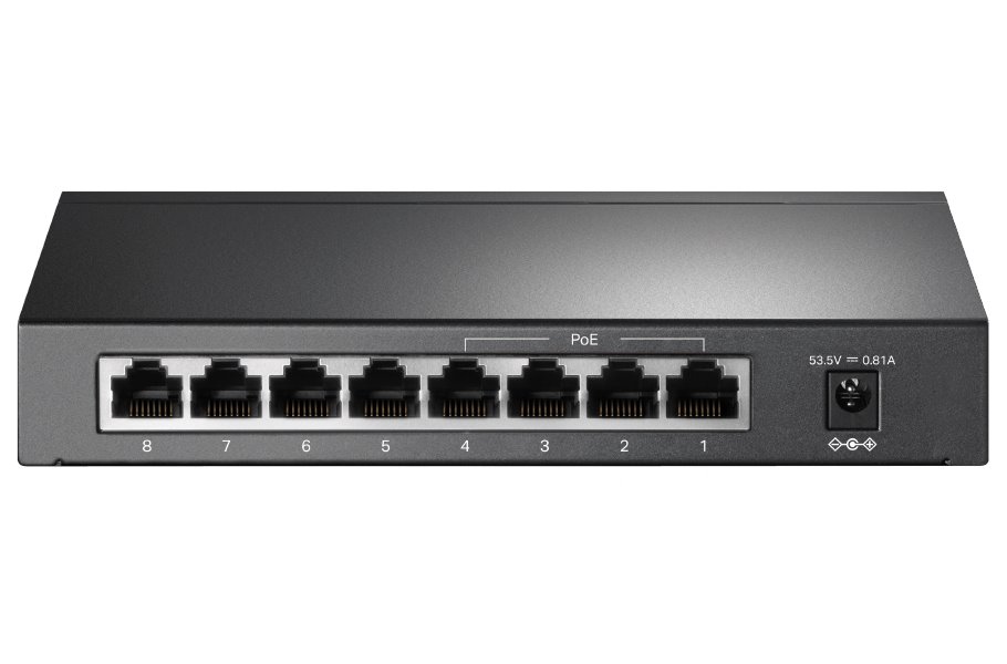 TP-Link TL-SF1008LP/ 8-portový PoE switch / 4x PoE