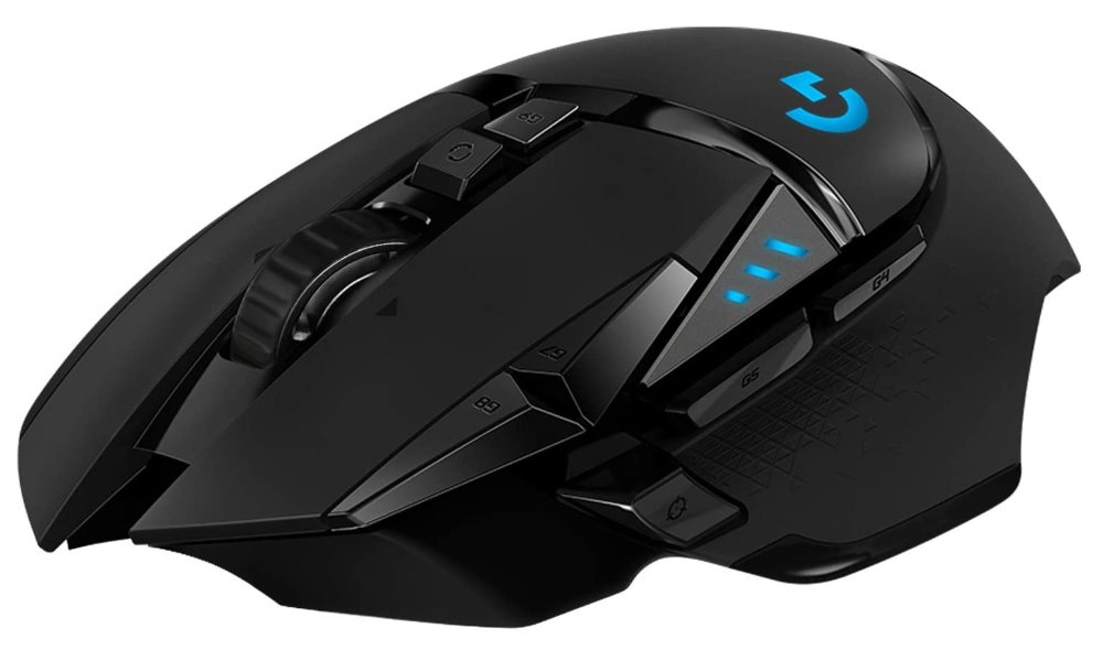 Logitech herní myš G502 LIGHTSPEED/ bezdrátová/ optická/ 11 tlačítek/ 16000dpi/ USB/ černá