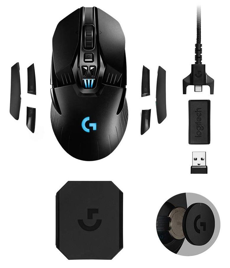 Logitech herní myš G903 LIGHTSPEED/ bezdrátová/ optická/ 7-11 tlačítek/ 16000dpi/ USB/ černá
