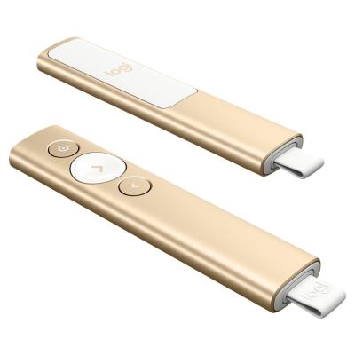 Logitech prezentér SPOTLIGHT/ bezdrátový/ Bluetooth/ zlatá