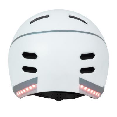 SAFE-TEC Chytrá Bluetooth helma/ SK8 White S