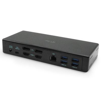 i-tec dokovací stanice USB-C Quattro Display/ 2x DP/ 2x HDMI/ 5x USB 3.0/ LAN/ Power Delivery 85W
