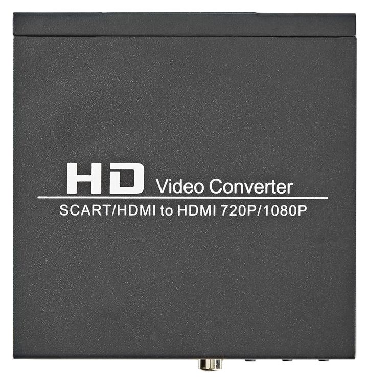 NEDIS převodník/ SCART + HDMI vstup - HDMI výstup/ Full HD/ antracit