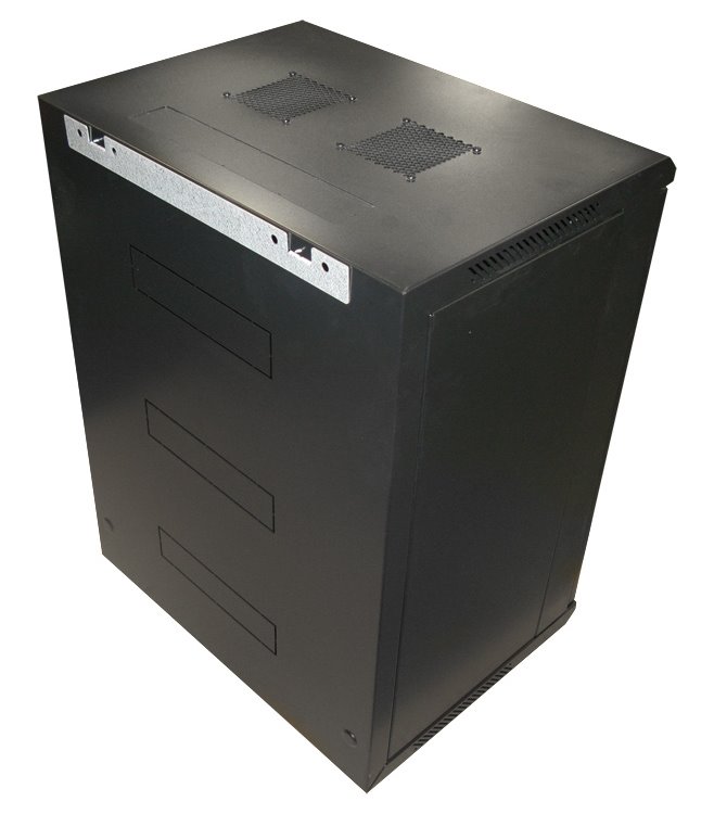 XtendLan 15U/600x450, na zeď, jednodílný, plné dveře, úprava proti vykradení