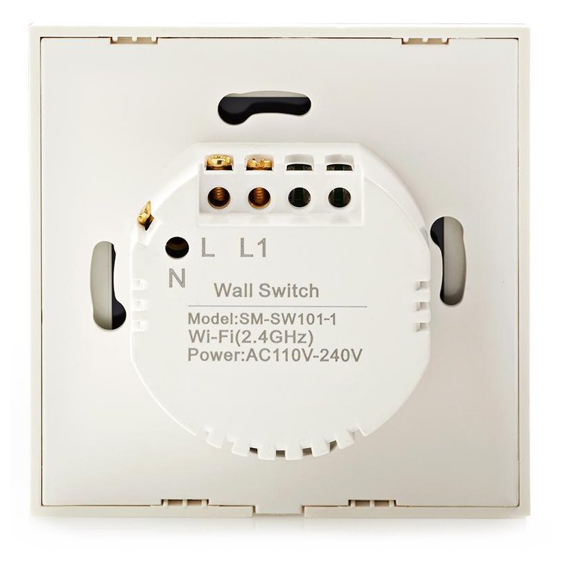 NEDIS Wi-Fi chytrý spínač osvětlení/ jednoduchý/ Android/ iOS/ Nedis® SmartLife/ bílý